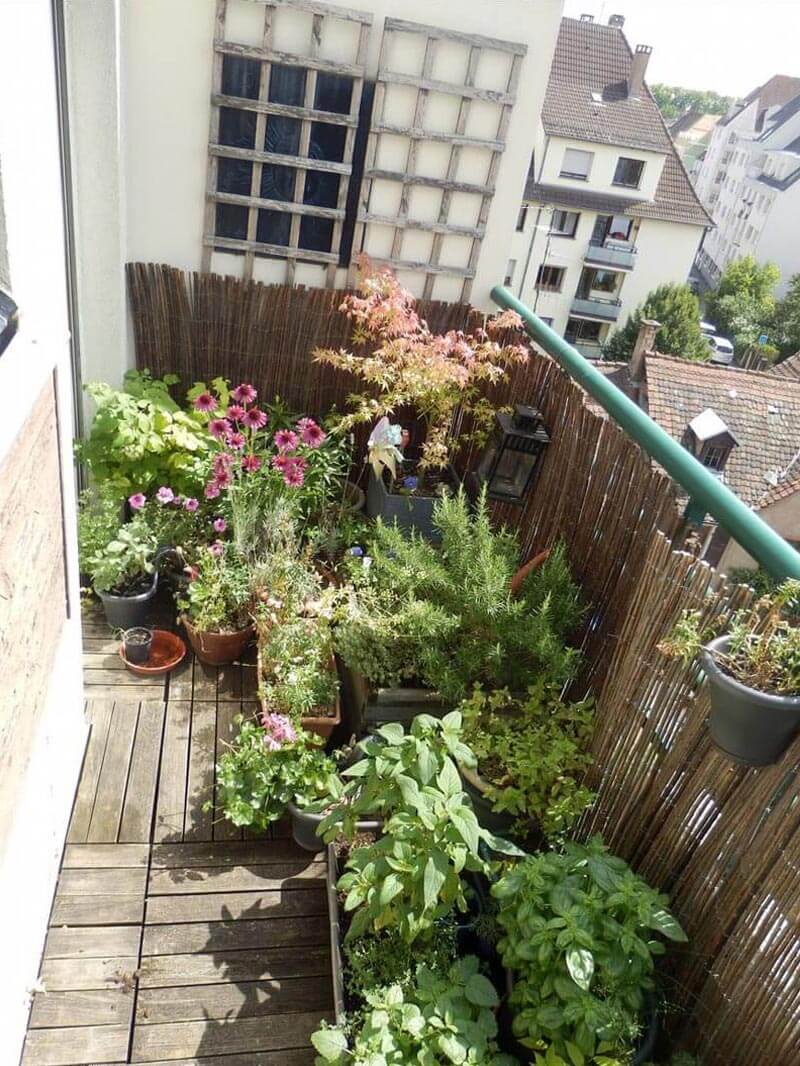 Aménagement de petit balcon, situation initiale