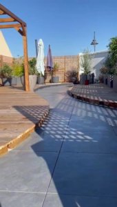 Aménagement extérieur d'un rooftop de maison à l'ouest de Paris